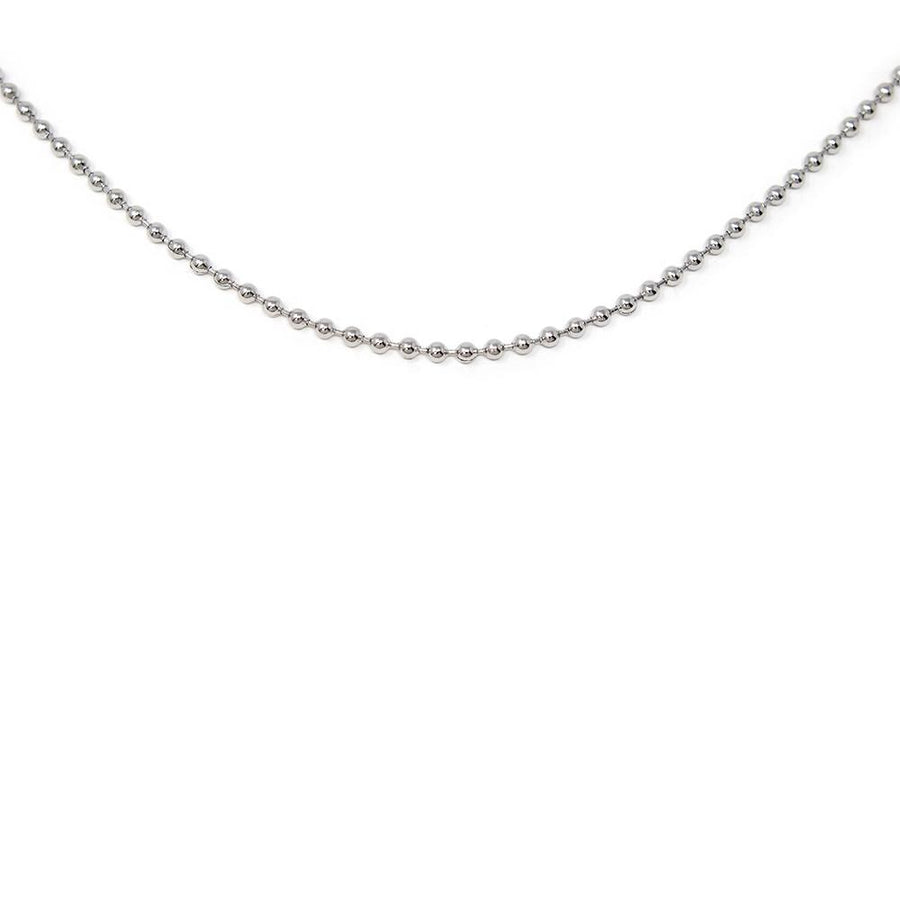 24 Inch Stainless Steel Ball Chain Necklace - Mimmic Fashion Jewelry