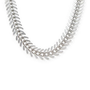 Infinity Petals Choker Silver Tone - Mimmic Fashion Jewelry