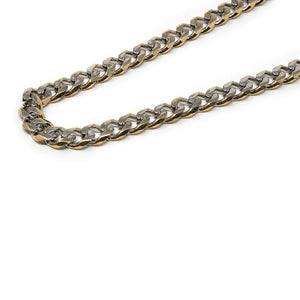 Stainless Steel Curb Chain Necklace Bracelet Set - Mimmic Fashion Jewelry