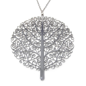 Stainless Steel Filigree Tree Of Life Neck - Mimmic Fashion Jewelry