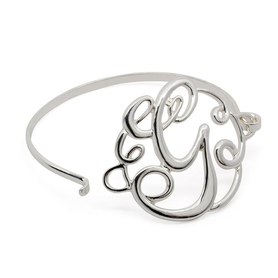 Wire Bracelet Initital G - Mimmic Fashion Jewelry