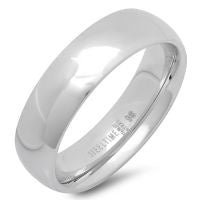 Stainless Steel Band Ring 6MM