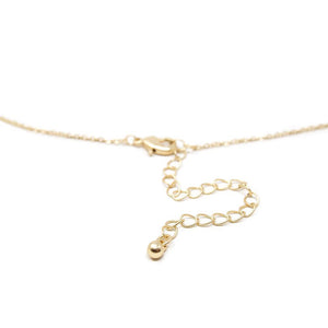 18 Inch Elephant Pendant Necklace Gold Tone - Mimmic Fashion Jewelry