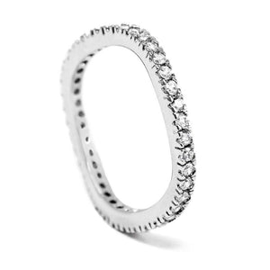 3Tone CZ Wave Stakable Rings Set of 3 - Mimmic Fashion Jewelry