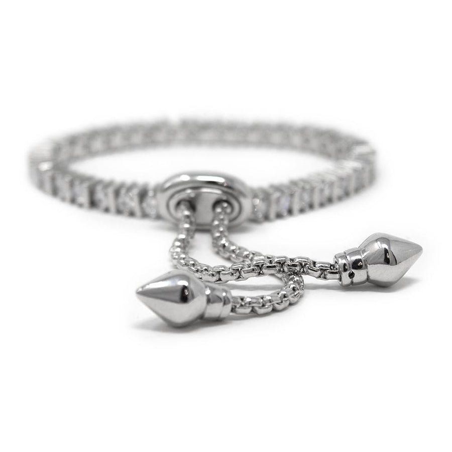 Adjustable Tennis Bracelet - Mimmic Fashion Jewelry