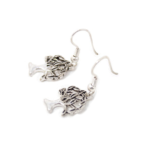 Antique Silver Tree of Life Earrings - Mimmic Fashion Jewelry