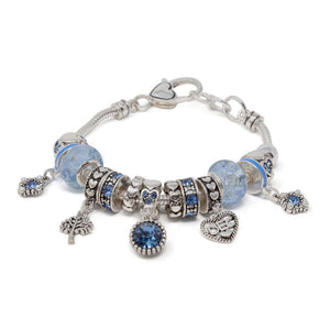 BirthStone Charm Bracelet December - Mimmic Fashion Jewelry
