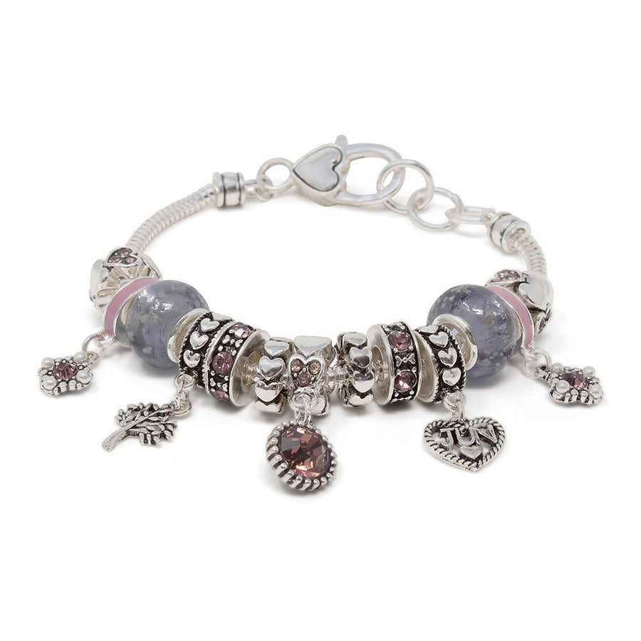 BirthStone Charm Bracelet June - Mimmic Fashion Jewelry