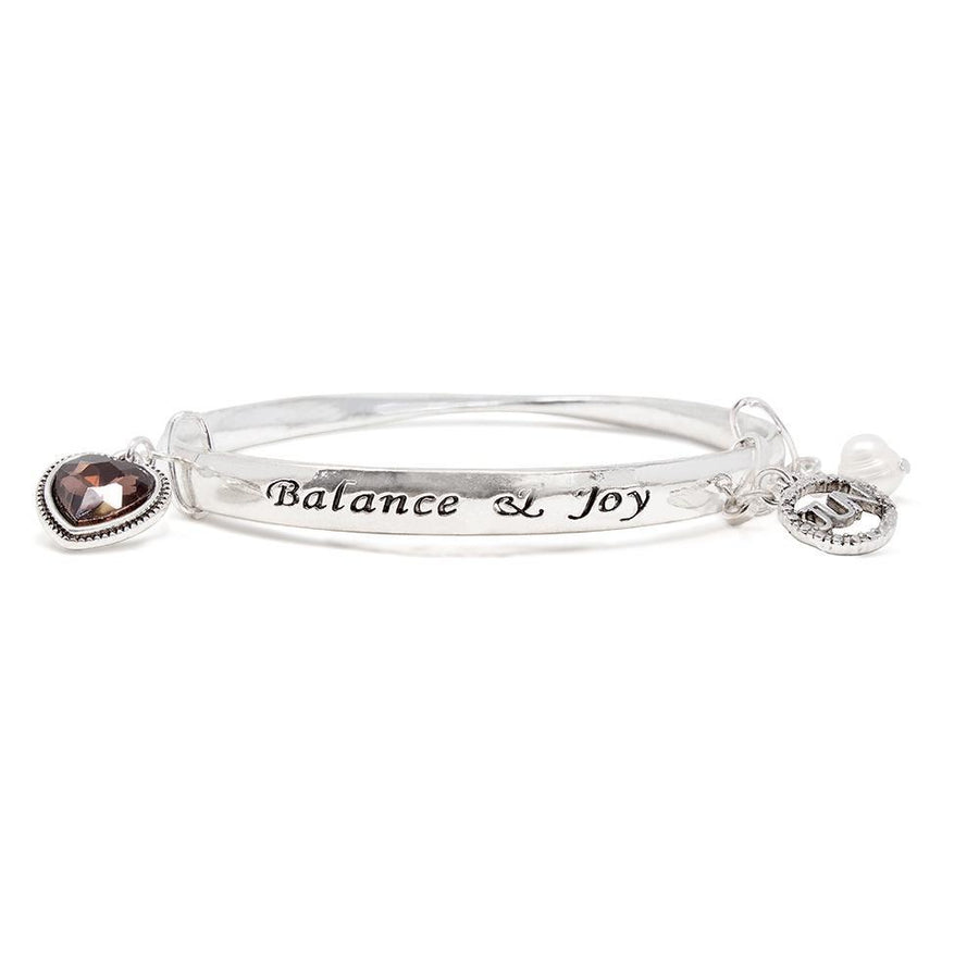 Birthstone Bangle June - Mimmic Fashion Jewelry