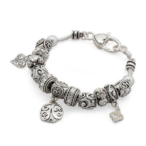 Charm Bracelet Initial A - Mimmic Fashion Jewelry