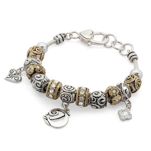 Charm Bracelet Initial D - Mimmic Fashion Jewelry