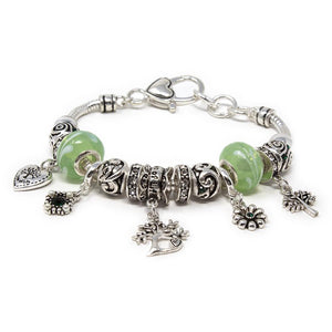 Charm Bracelet Silver Tone Tree of Life - Mimmic Fashion Jewelry