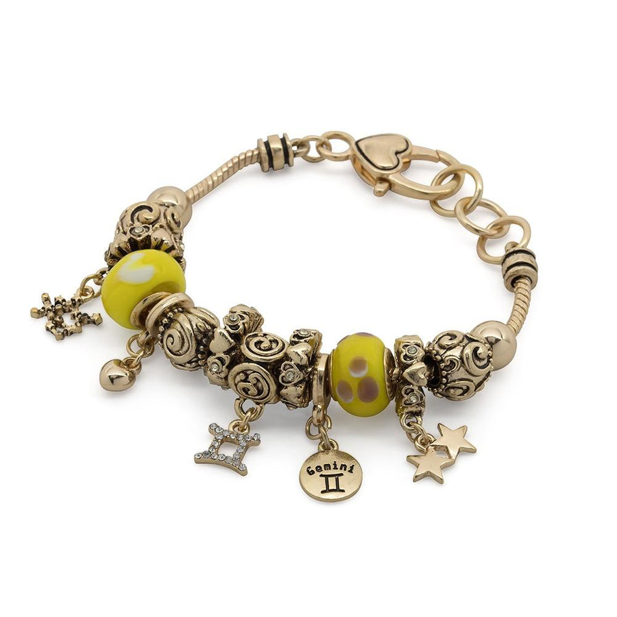 Charm Bracelet Zodiac 2 - Gemini - Mimmic Fashion Jewelry