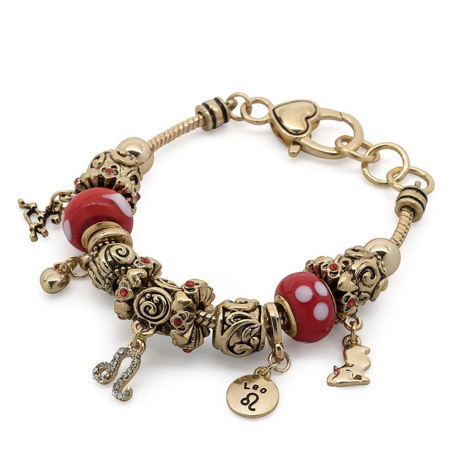 Charm Bracelet Zodiac 2 - Leo - Mimmic Fashion Jewelry
