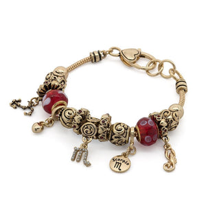 Charm Bracelet Zodiac 2 - Scorpio - Mimmic Fashion Jewelry