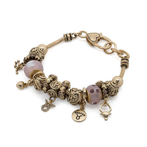Charm Bracelet Zodiac 2 - Taurus - Mimmic Fashion Jewelry