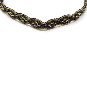 Choker Handmade Black Bead - Mimmic Fashion Jewelry