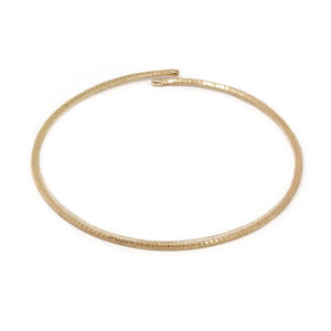 Crystal Mesh Station Choker Gold Tone - Mimmic Fashion Jewelry