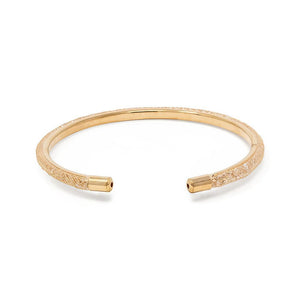 Crystals Mesh Bangle Gold Tone - Mimmic Fashion Jewelry