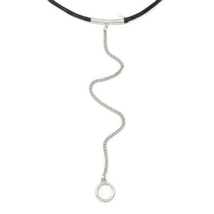 Double Silver Tone Net Choker - Mimmic Fashion Jewelry