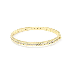 Eternity Crystal Bracelet Gold Tone - Mimmic Fashion Jewelry