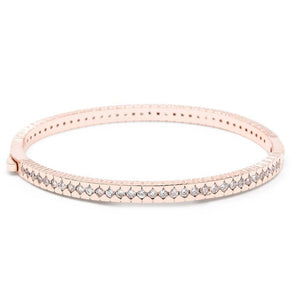 Eternity Crystal Bracelet RGold Tone - Mimmic Fashion Jewelry