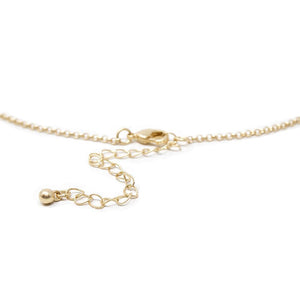 Filigree Disc Station Neck Gold Tone - Mimmic Fashion Jewelry