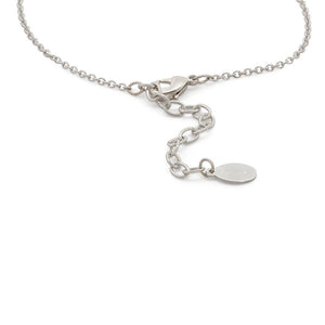 Grey Glass Owl Pendant Necklace SilverTone - Mimmic Fashion Jewelry