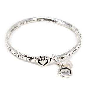 Inspirational Bangle - Sister - Mimmic Fashion Jewelry