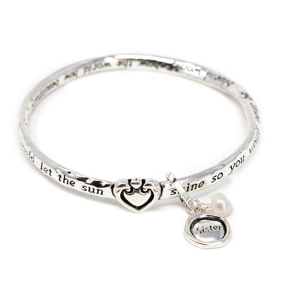 Inspirational Bangle - Sister - Mimmic Fashion Jewelry