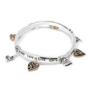 Inspirational Stretch Bracelet - Love is Patient - Mimmic Fashion Jewelry