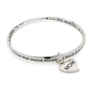 Inspirational Twisted Bangle Mother - Mimmic Fashion Jewelry