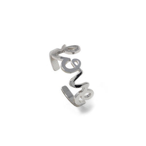 Love Ring Rhodium Plated - Mimmic Fashion Jewelry