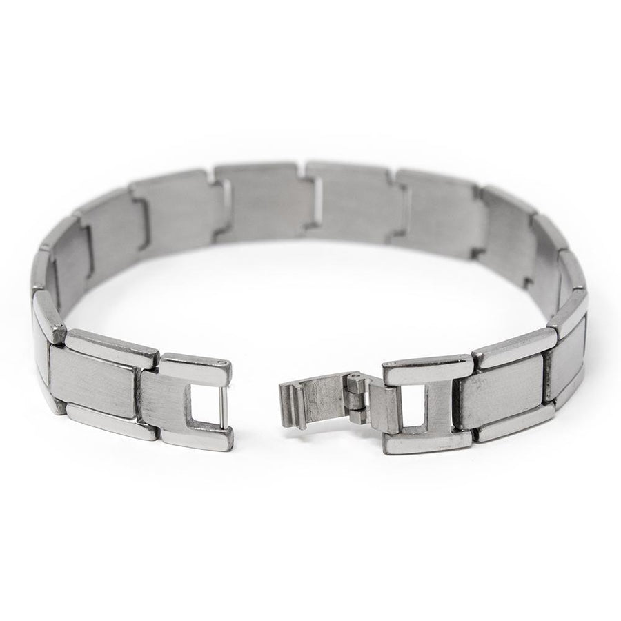 Men's Stainless Steel Link Bracelet - Mimmic Fashion Jewelry