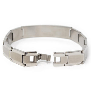 Men's Stainless Steel Medical ID Link Bracelet - Mimmic Fashion Jewelry