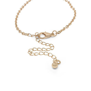 Monogram initial Necklace B GoldTone - Mimmic Fashion Jewelry