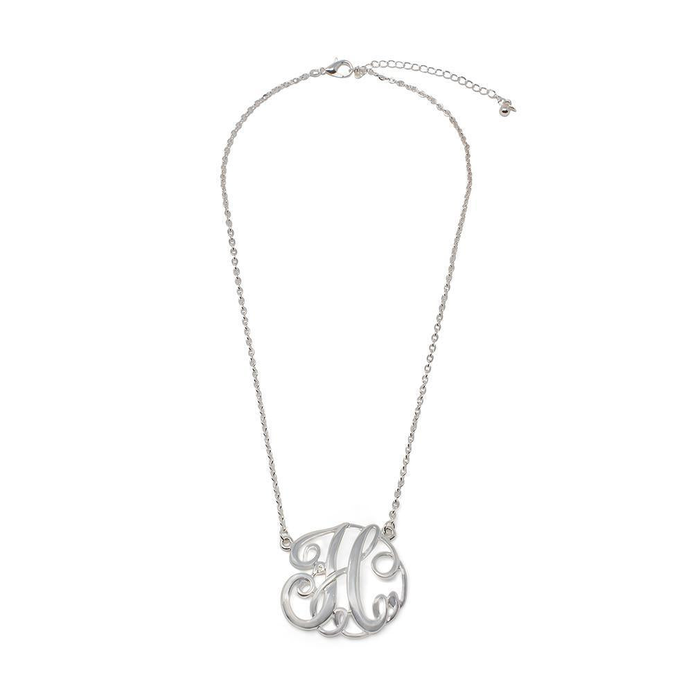 Seize the Initial - silver - H - Paparazzi necklace – JewelryBlingThing