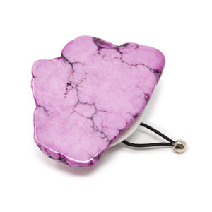 Natural Shape Stone Phone Grip Pink - Mimmic Fashion Jewelry