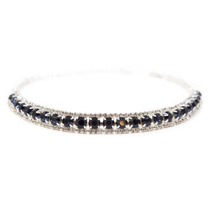 Round Black Crystal Choker - Mimmic Fashion Jewelry