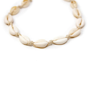 Sea Shell Adjustable Rope Bracelet, Beige - Mimmic Fashion Jewelry