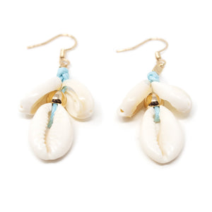 Sea Shell Drop Earrings - Mimmic Fashion Jewelry