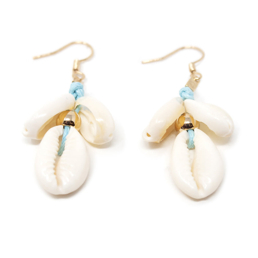 Sea Shell Drop Earrings - Mimmic Fashion Jewelry