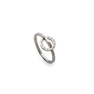 Stainless ST Ring Roman Nr Circle - Mimmic Fashion Jewelry