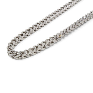 Stainless Steel 24 Inch Heavy 6mm Franco Wheat Chain - Mimmic Fashion Jewelry