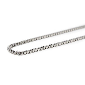 Stainless Steel 2MM Box Chain Men's Necklace 30 Inch - Mimmic Fashion Jewelry