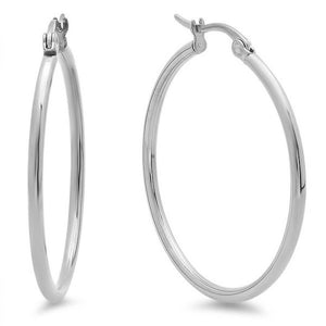 Stainless Steel 30MM Hoop Earrings