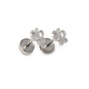 Stainless Steel Baby Stud Earrings Mini Butterfly - Mimmic Fashion Jewelry