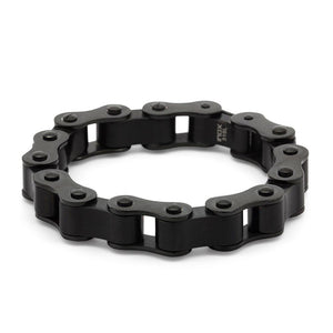 Stainless Steel Black Moto Chain - Mimmic Fashion Jewelry