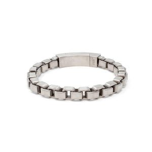 Stainless St Bold Box Chain Bracelet - Mimmic Fashion Jewelry