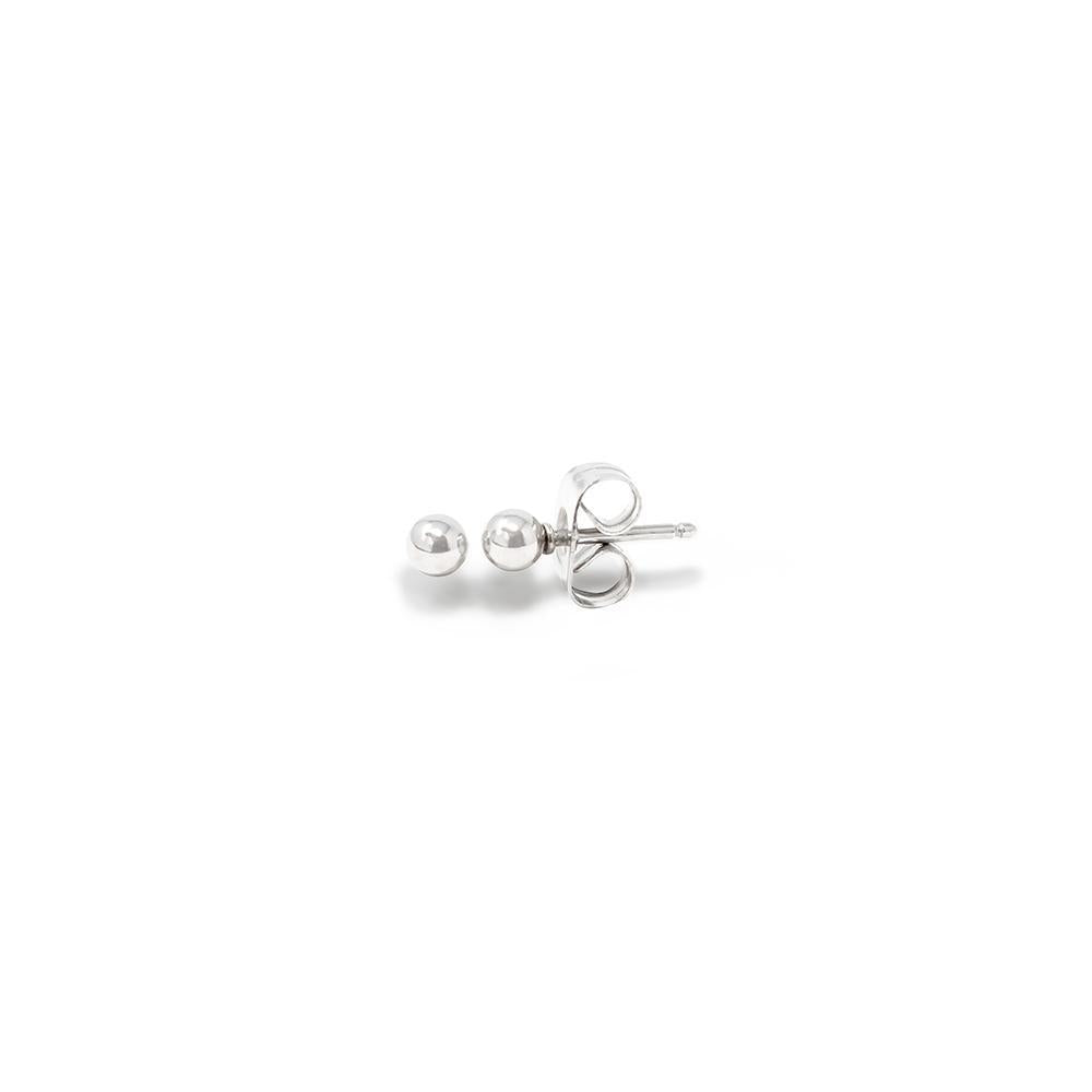 Stainless Steel Clef Stud Earrings Set of Three